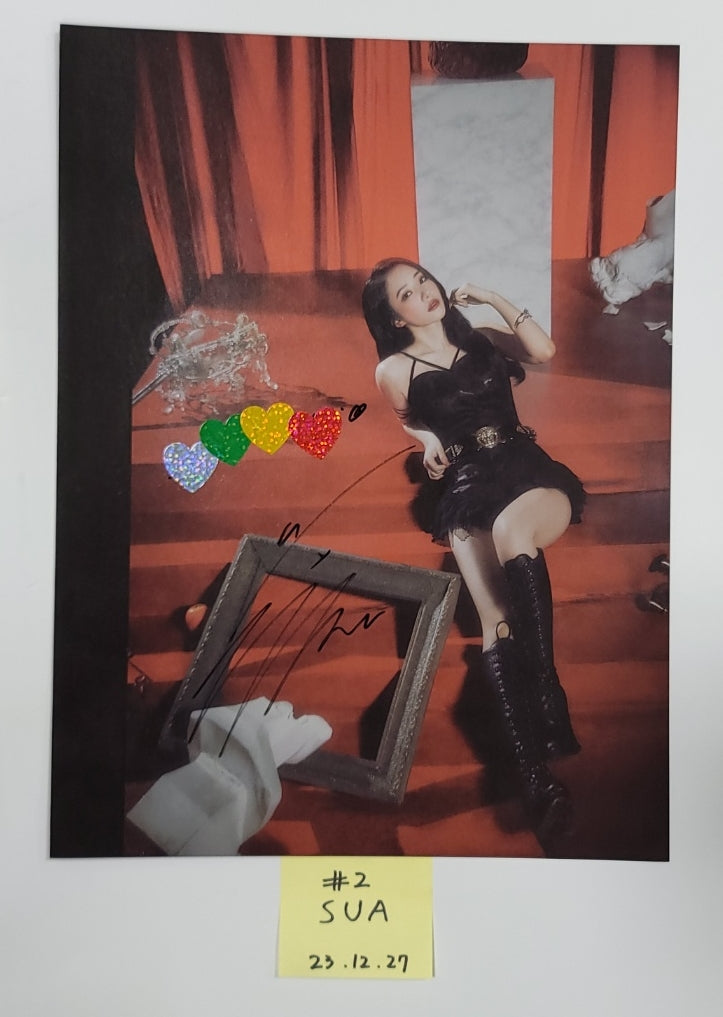 Dreamcatcher "VillainS" - A Cut Page From Fansign Event Album [23.12.27] - HALLYUSUPERSTORE