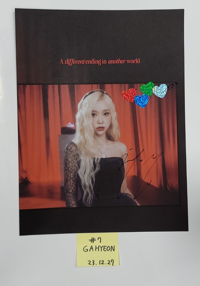 Dreamcatcher "VillainS" - A Cut Page From Fansign Event Album [23.12.27] - HALLYUSUPERSTORE