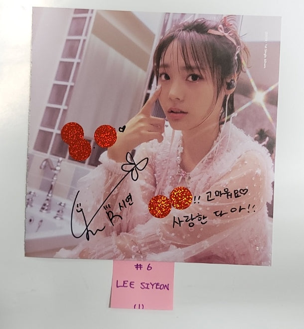 QWER "Harmony from Discord" - A Cut Page From Fansign Event Album [23.12.27] - HALLYUSUPERSTORE