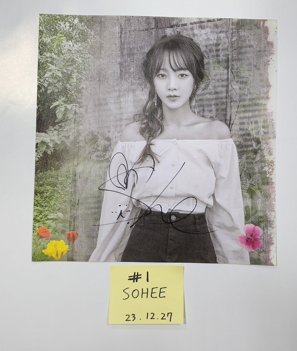 NATURE - A Cut Page From Fansign Event Album [23.12.27] - HALLYUSUPERSTORE