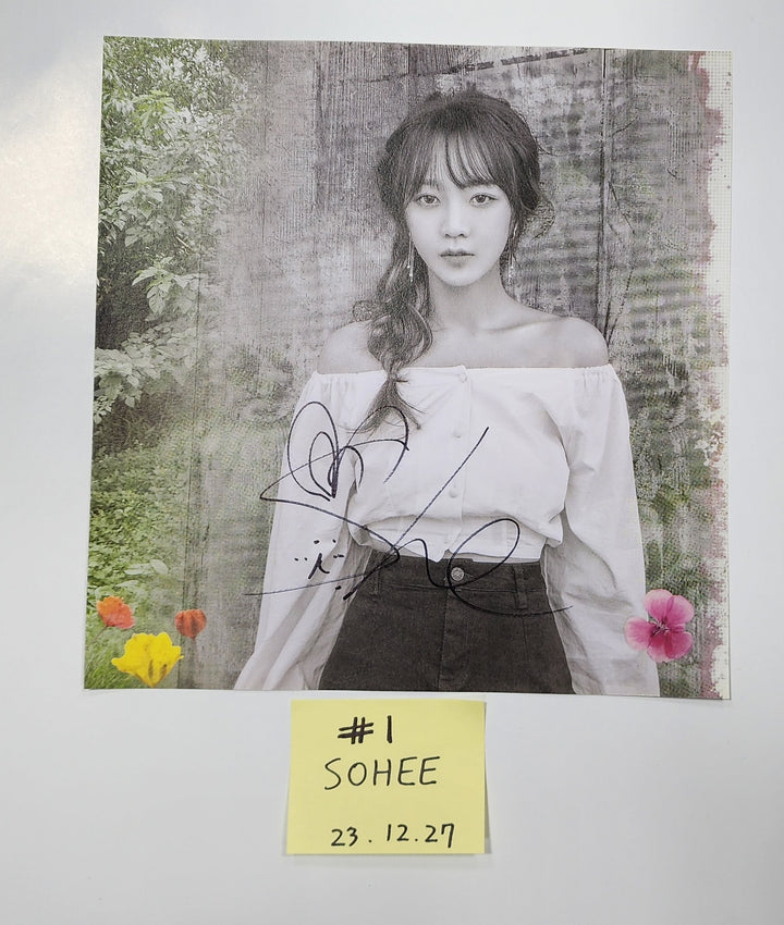 NATURE - A Cut Page From Fansign Event Album [23.12.27] - HALLYUSUPERSTORE