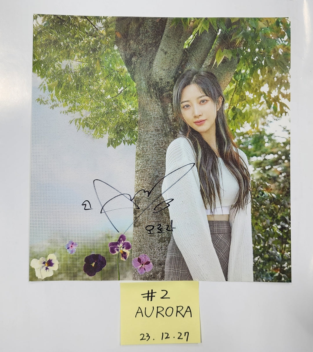 NATURE - A Cut Page From Fansign Event Album [23.12.27] - HALLYUSUPERSTORE