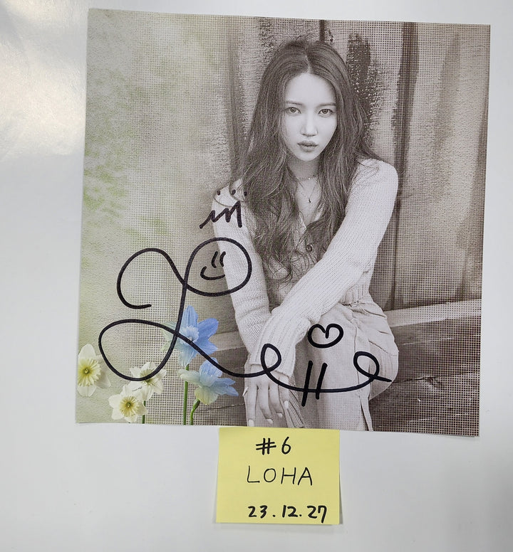 NATURE - A Cut Page From Fansign Event Album [23.12.27] - HALLYUSUPERSTORE