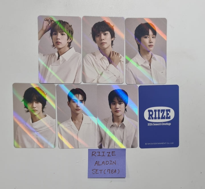 RIIZE 2024 SEASON’S GREETINGS - Aladin Pre-order Benefit Hologram Photocards Set (7EA) [23.12.28] - HALLYUSUPERSTORE