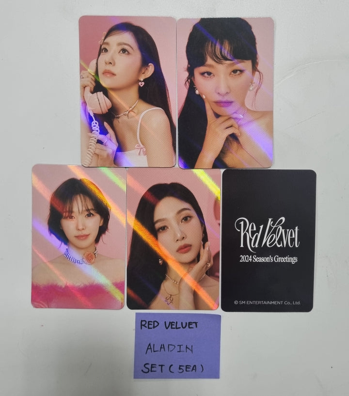 Red Velvet 2024 SEASON’S GREETINGS - Aladin Pre-order Benefit Hologram Photocards Set (5EA) [23.12.28] - HALLYUSUPERSTORE