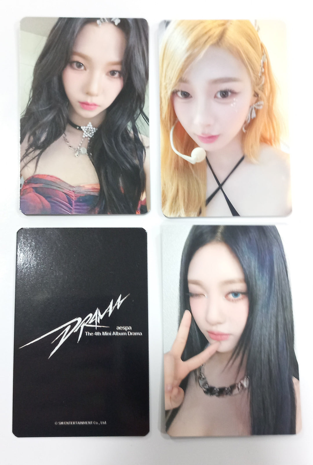 Aespa "Drama" 4th Mini - Interasia Fansign Event Photocard [23.12.29] - HALLYUSUPERSTORE