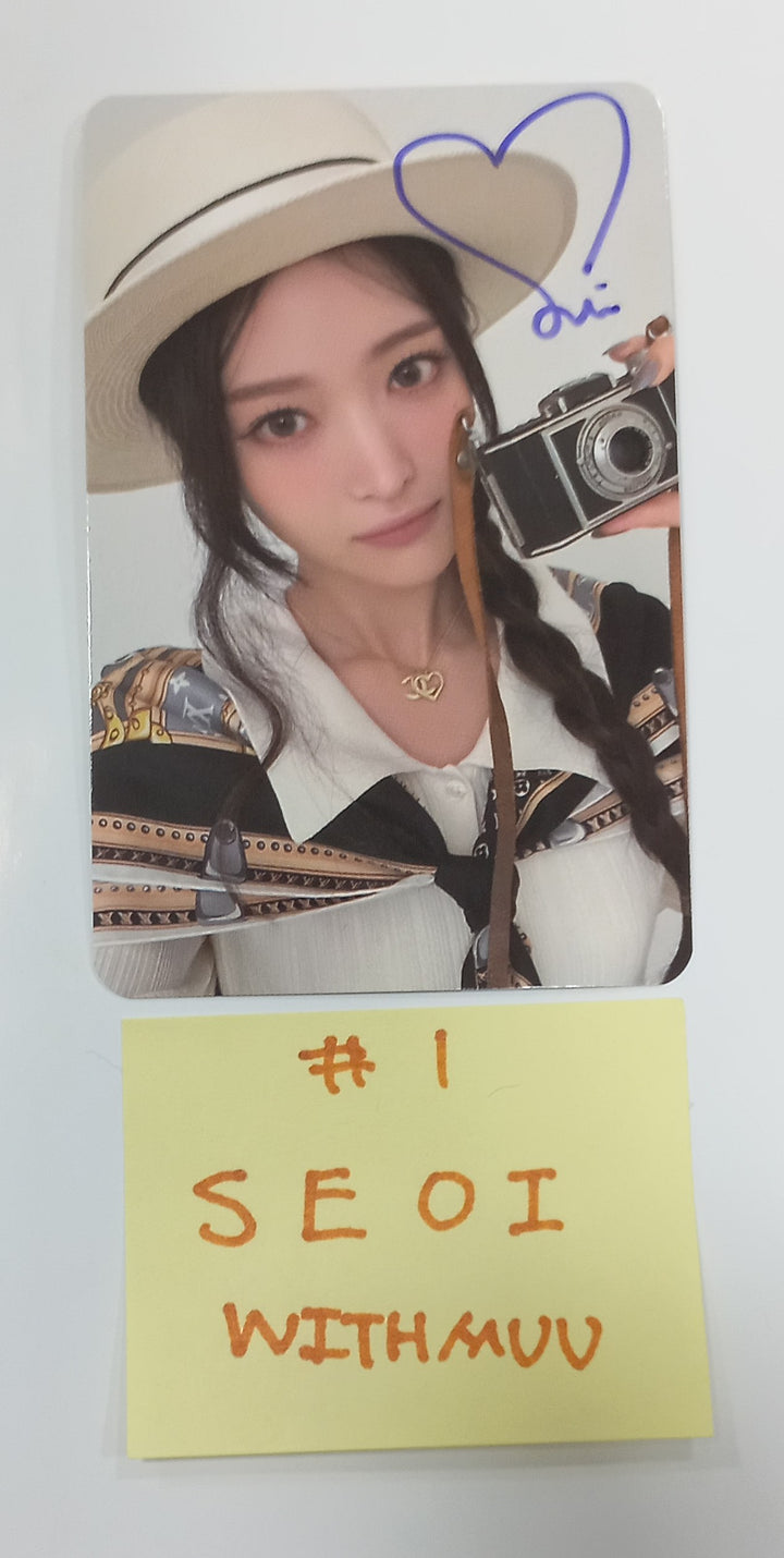 Seoi, Hwiseo (Of H1-KEY) 2024 SEASON’S GREETINGS "SEOUL TOUR" - Hand Autographed(Signed) Photocard [23.12.29] - HALLYUSUPERSTORE