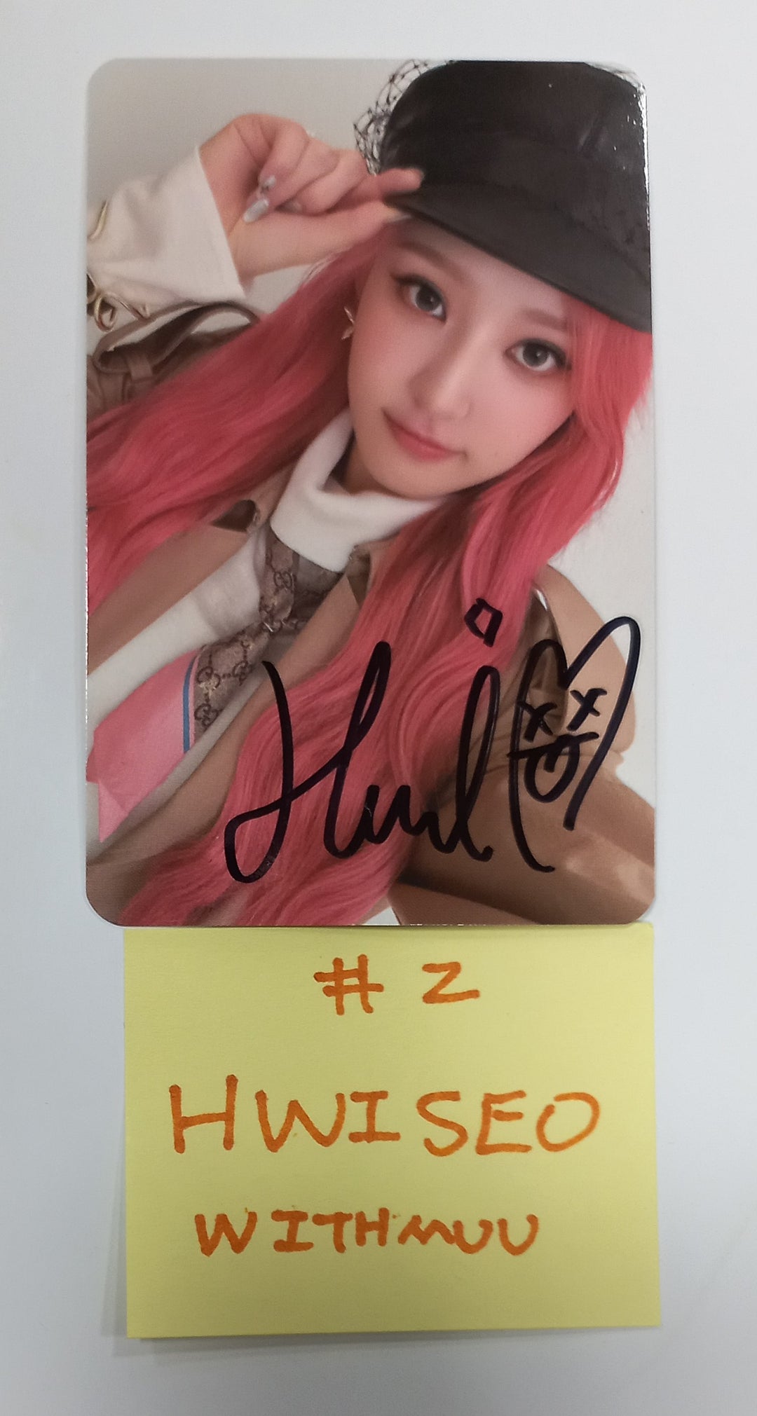 Seoi, Hwiseo (Of H1-KEY) 2024 SEASON’S GREETINGS "SEOUL TOUR" - Hand Autographed(Signed) Photocard [23.12.29] - HALLYUSUPERSTORE