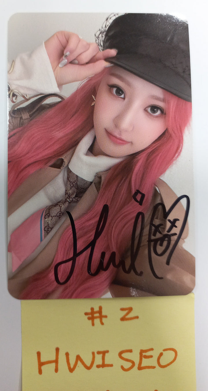 Seoi, Hwiseo (Of H1-KEY) 2024 SEASON’S GREETINGS "SEOUL TOUR" - Hand Autographed(Signed) Photocard [23.12.29] - HALLYUSUPERSTORE