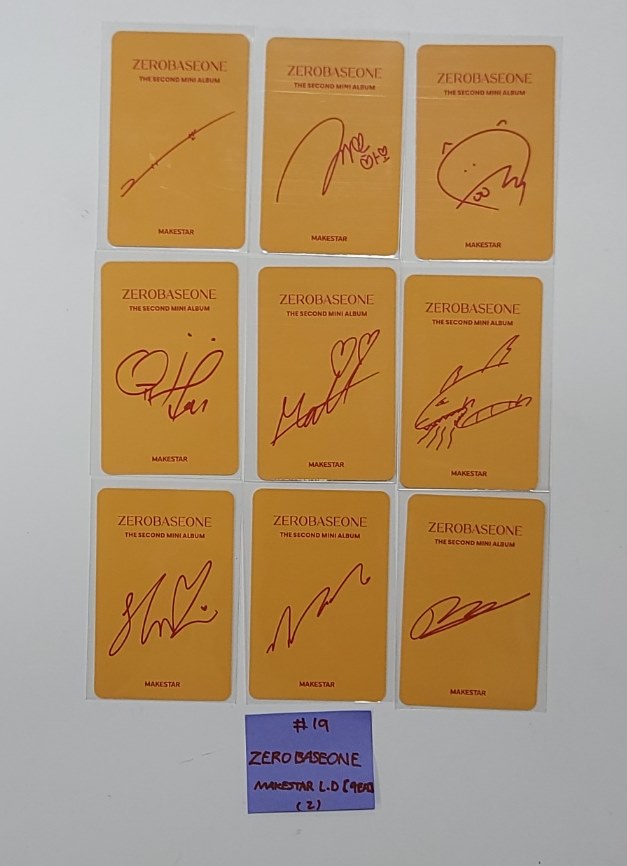 ZEROBASEONE (ZB1) "MELTING POINT" - Makestar Lucky Draw Event Photocards [Digipack Ver] [24.1.2] - HALLYUSUPERSTORE
