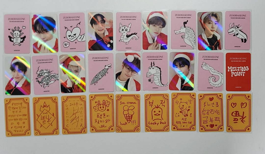 ZEROBASEONE (ZB1) "MELTING POINT" - Makestar Lucky Draw Event Photocards [Digipack Ver] [24.1.2] - HALLYUSUPERSTORE