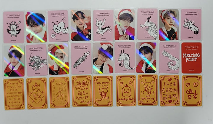ZEROBASEONE (ZB1) "MELTING POINT" - Makestar Lucky Draw Event Photocards [Digipack Ver] [24.1.2] - HALLYUSUPERSTORE