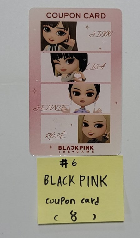 BLACKPINK "[BLACKPINK THE GAME : PHOTOCARD COLLECTION No.4~6" - Official Photocard [24.1.2] - HALLYUSUPERSTORE