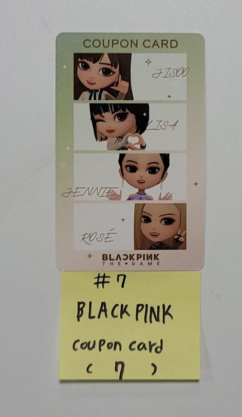 BLACKPINK "[BLACKPINK THE GAME : PHOTOCARD COLLECTION No.4~6" - Official Photocard [24.1.2] - HALLYUSUPERSTORE