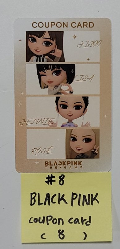BLACKPINK "[BLACKPINK THE GAME : PHOTOCARD COLLECTION No.4~6" - Official Photocard [24.1.2] - HALLYUSUPERSTORE