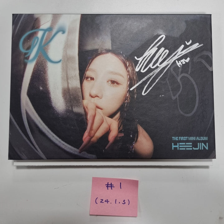 HeeJin 1st Mini "K" - Hand Autographed(Signed) Album [24.1.3] - HALLYUSUPERSTORE