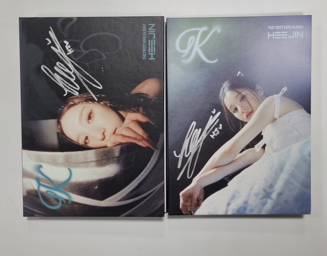 HeeJin 1st Mini "K" - Hand Autographed(Signed) Album [24.1.3] - HALLYUSUPERSTORE