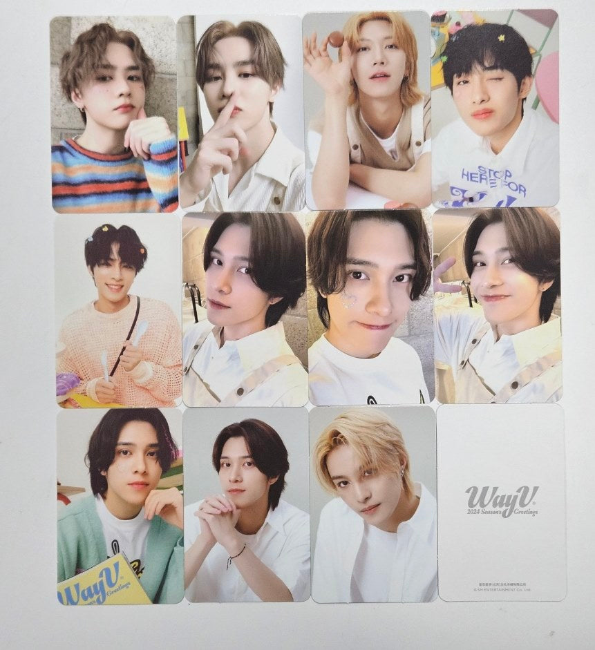 WayV "2024 SG" - Official Trading Photocard [A+B Ver.] [24.1.3] - HALLYUSUPERSTORE