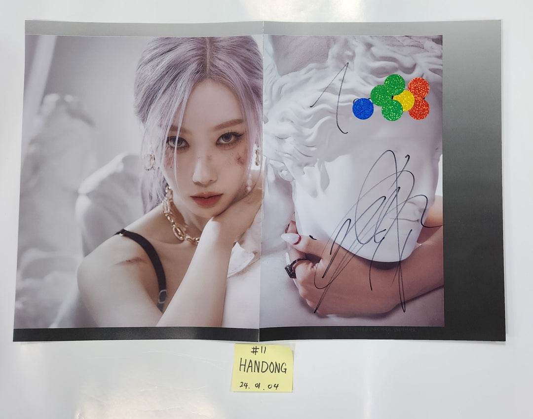 Dreamcatcher "VillainS" - A Cut Page From Fansign Event Album [24.1.4] - HALLYUSUPERSTORE