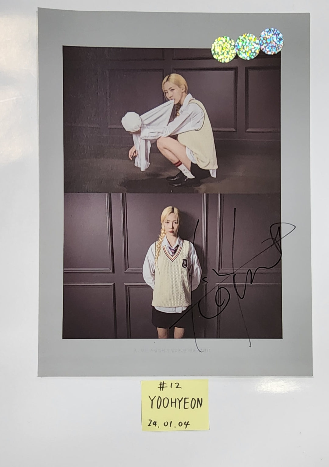Dreamcatcher "VillainS" - A Cut Page From Fansign Event Album [24.1.4] - HALLYUSUPERSTORE