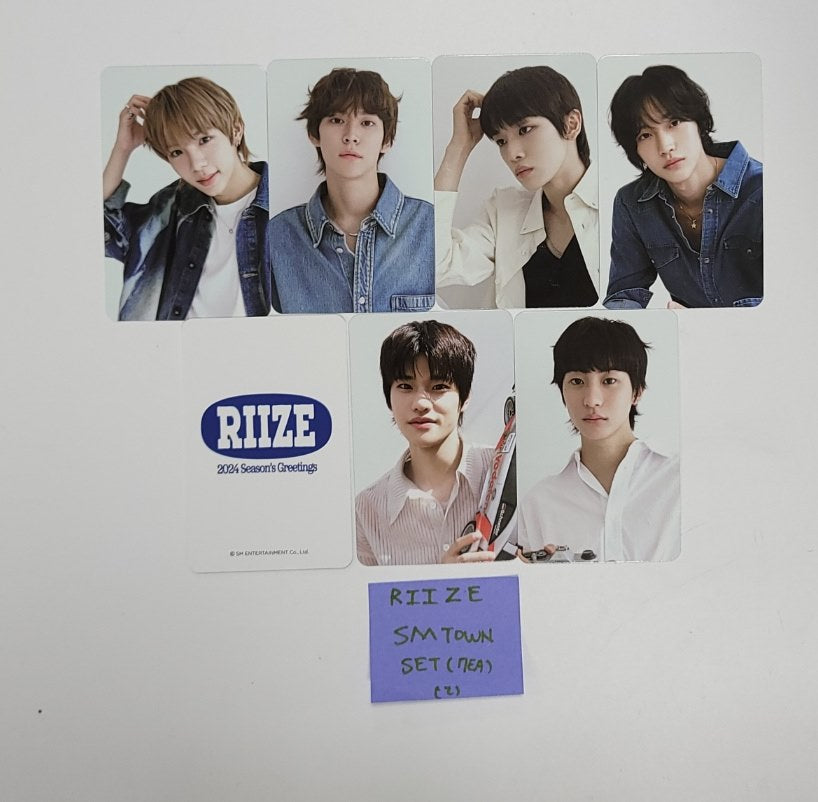RIIZE 2024 SEASON’S GREETINGS - SM Town Pre-order Benefit Photocards Set (7EA) [24.1.5] - HALLYUSUPERSTORE
