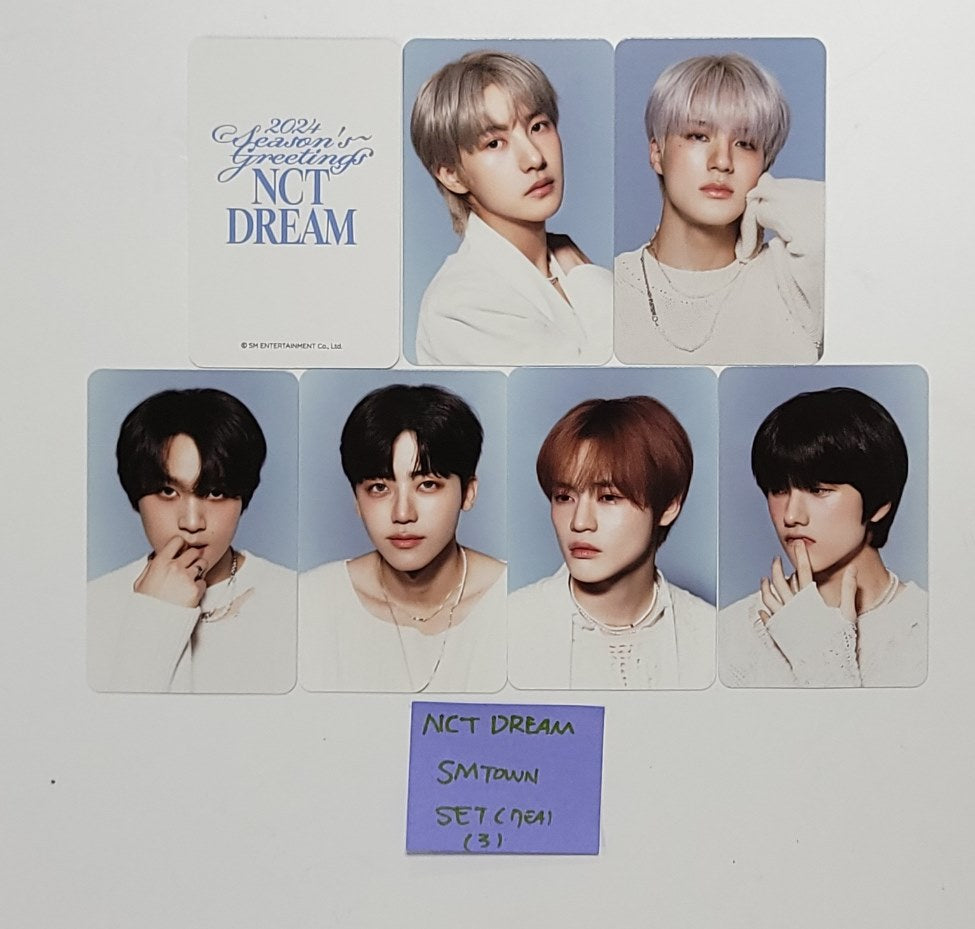 NCT Dream 2024 SEASON’S GREETINGS - SM Town Pre-order Benefit Photocards Set (7EA) [24.1.5] - HALLYUSUPERSTORE