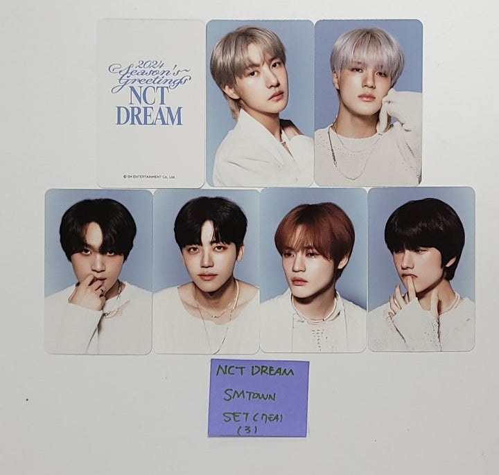 NCT Dream 2024 SEASON’S GREETINGS - SM Town Pre-order Benefit Photocards Set (7EA) [24.1.5] - HALLYUSUPERSTORE