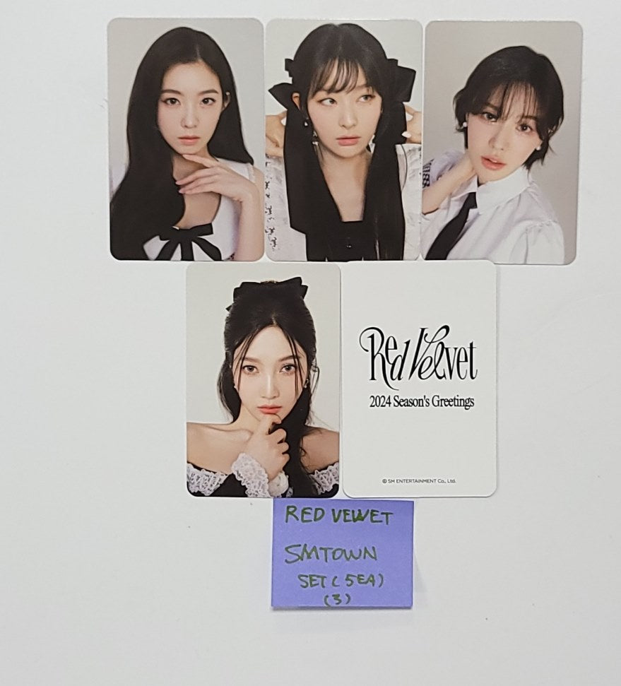 Red Velvet 2024 SEASON’S GREETINGS - SM Town Pre-order Benefit Photocards Set (5EA) [24.1.5] - HALLYUSUPERSTORE