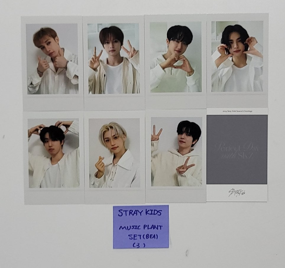 Stray Kids 2024 Season's Greetings "Perfect Day with SKZ" - Music Plant Pre-Order Benefit Photocards Set (8EA) [24.1.5] - HALLYUSUPERSTORE