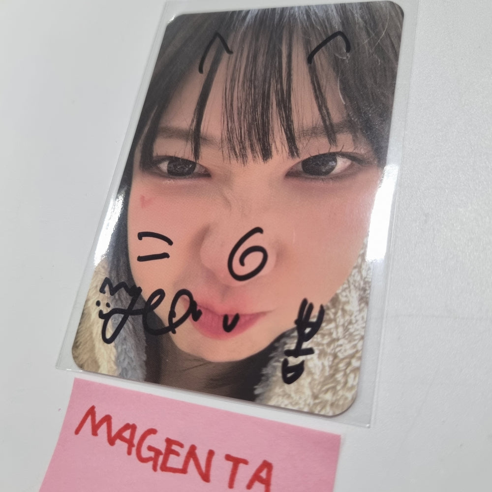 Magenta (Of QWER) "Harmony from Discord" - Hand Autographed(Signed) Photocard [24.1.9] - HALLYUSUPERSTORE