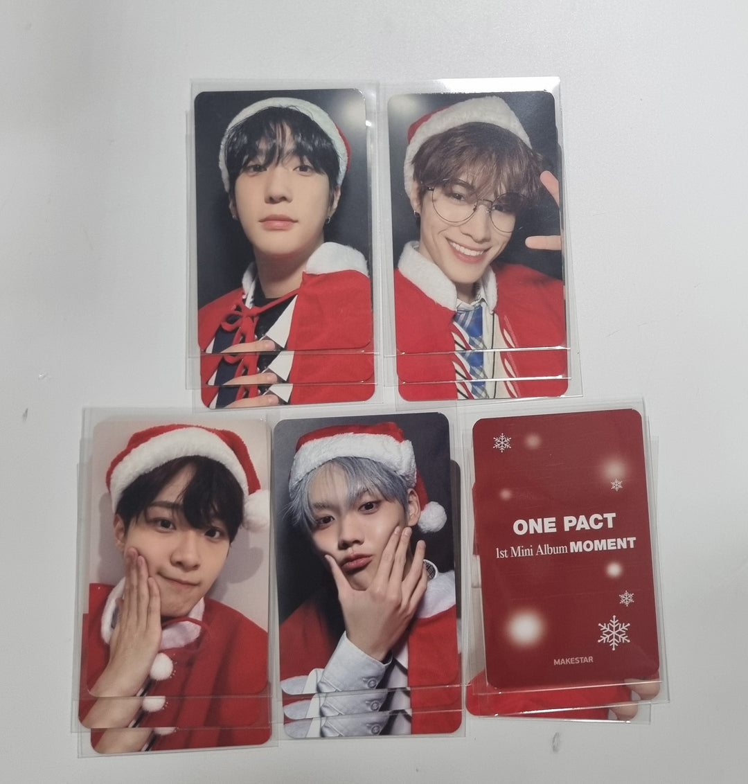 ONE PACT "Moment" 1st Mini Album - Makestar Event Photocard [Poca Album Ver.] [24.1.9] - HALLYUSUPERSTORE