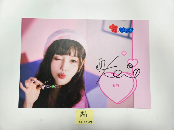 EL7Z U+P "7+UP" - A Cut Page From Fansign Event Album [24.1.9] - HALLYUSUPERSTORE