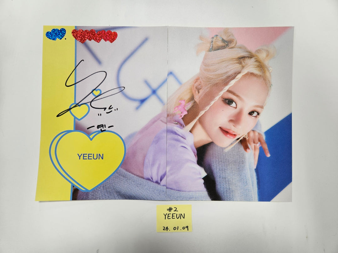 EL7Z U+P "7+UP" - A Cut Page From Fansign Event Album [24.1.9] - HALLYUSUPERSTORE