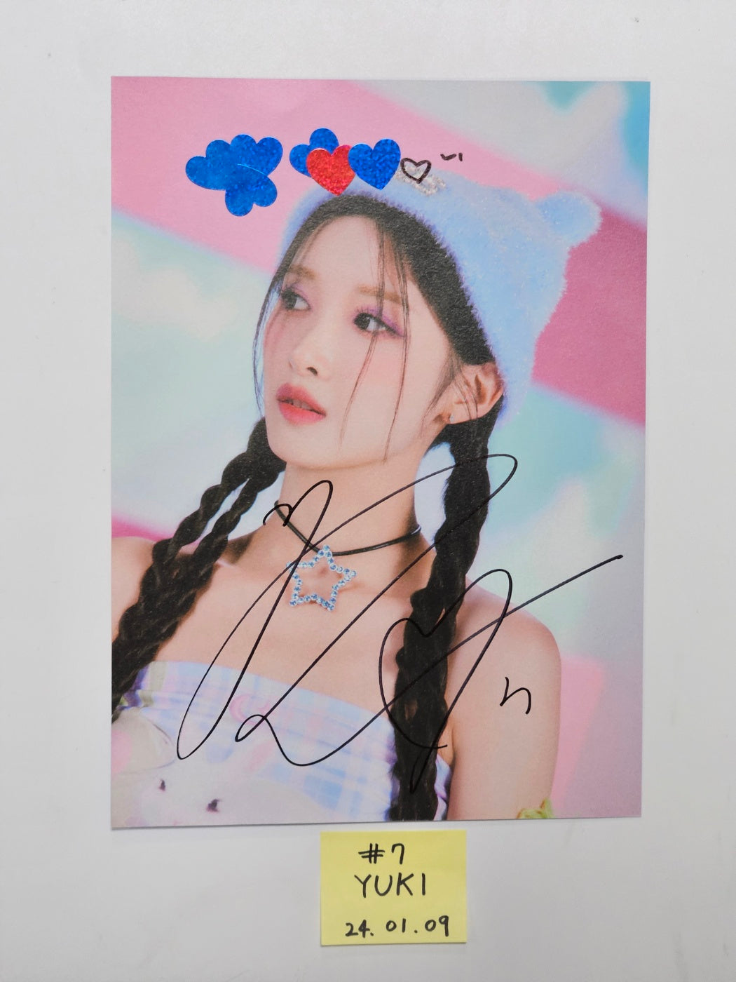 EL7Z U+P "7+UP" - A Cut Page From Fansign Event Album [24.1.9] - HALLYUSUPERSTORE