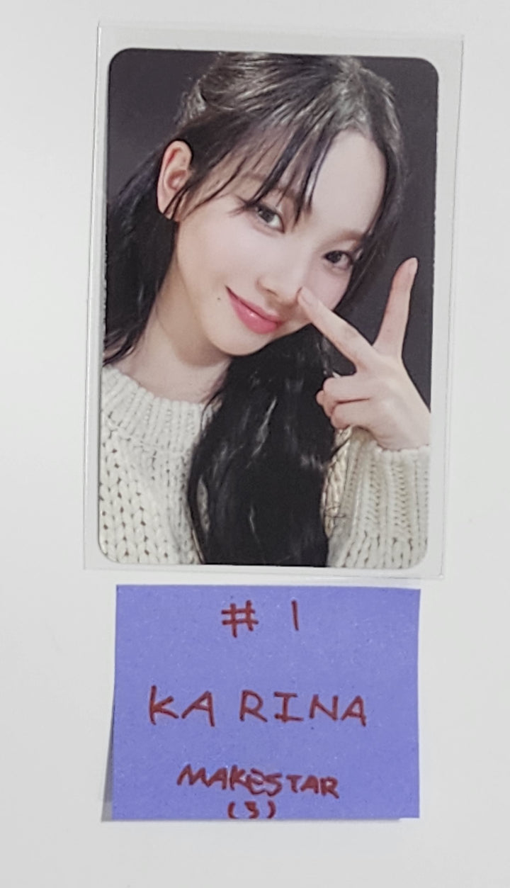 Aespa "Drama" 4th Mini Album - Makestar Fansign Event Photocard [24.1.10] - HALLYUSUPERSTORE