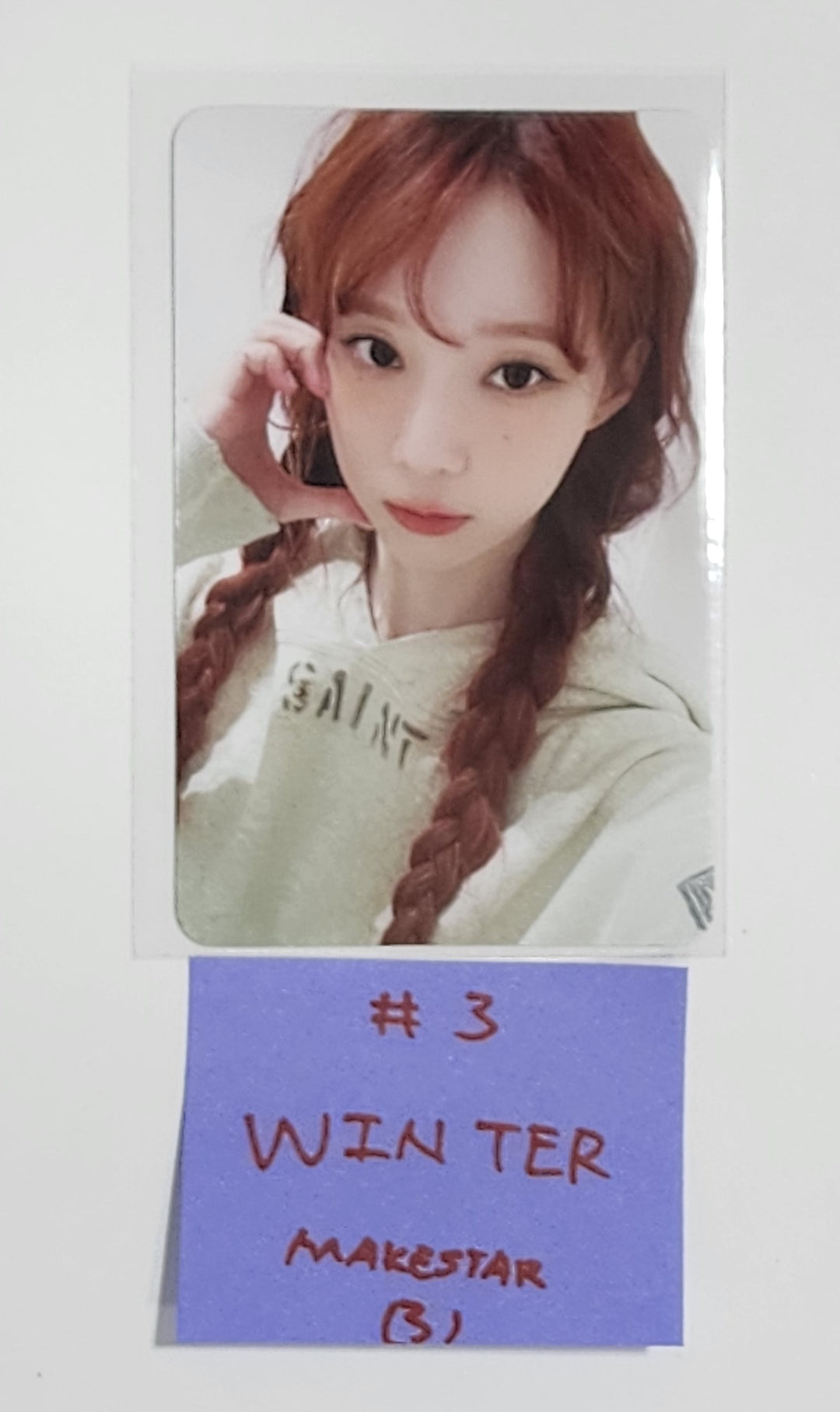 Aespa "Drama" 4th Mini Album - Makestar Fansign Event Photocard [24.1.10] - HALLYUSUPERSTORE
