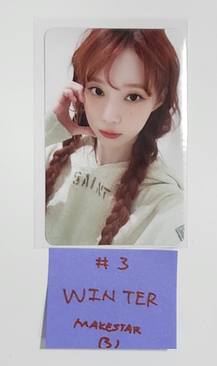 Aespa "Drama" 4th Mini Album - Makestar Fansign Event Photocard [24.1.10] - HALLYUSUPERSTORE