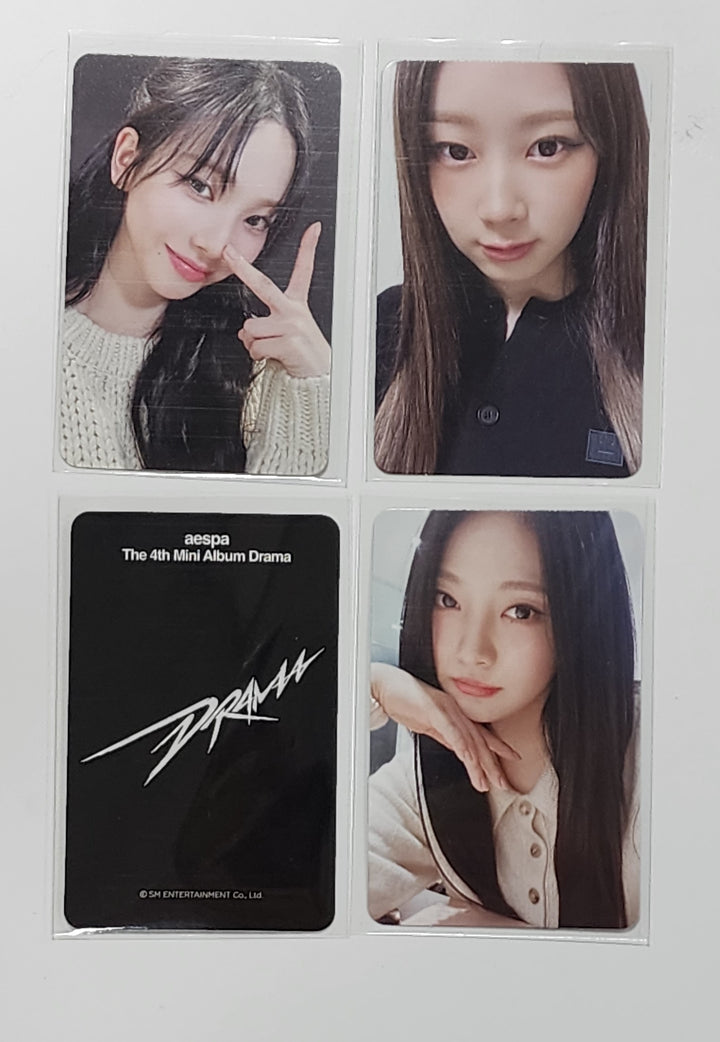 Aespa "Drama" 4th Mini Album - Makestar Fansign Event Photocard [24.1.10] - HALLYUSUPERSTORE