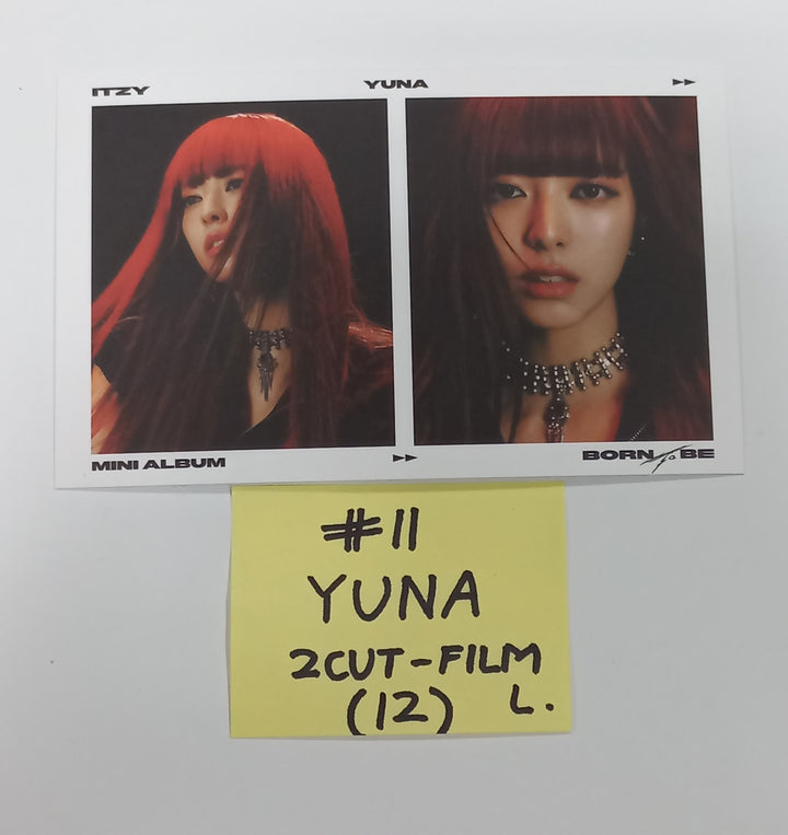 ITZY "BORN TO BE" - Official Photocard, 2 Cut Film, Portrait [LIMITED Ver.] [24.1.10] - HALLYUSUPERSTORE
