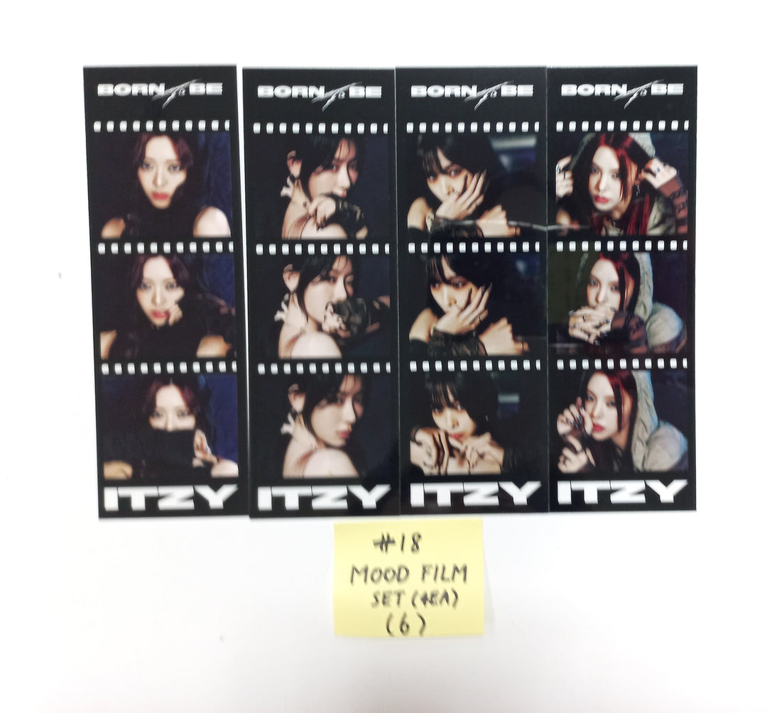 ITZY "BORN TO BE" - Official Photocard, mood film, postcard, mini folding poster [Standard Ver.] [24.1.10] - HALLYUSUPERSTORE