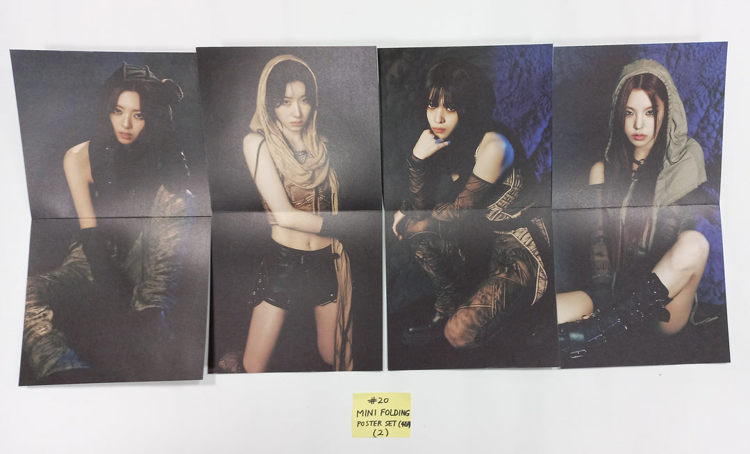 ITZY "BORN TO BE" - Official Photocard, mood film, postcard, mini folding poster [Standard Ver.] [24.1.10] - HALLYUSUPERSTORE