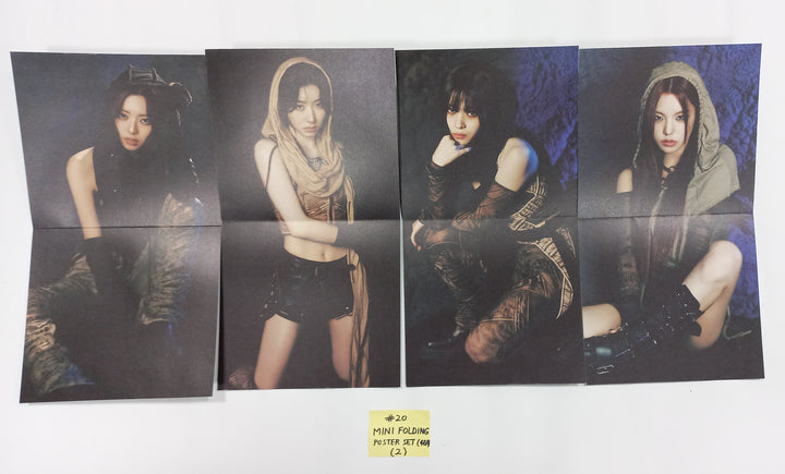 ITZY "BORN TO BE" - Official Photocard, mood film, postcard, mini folding poster [Standard Ver.] [24.1.10] - HALLYUSUPERSTORE
