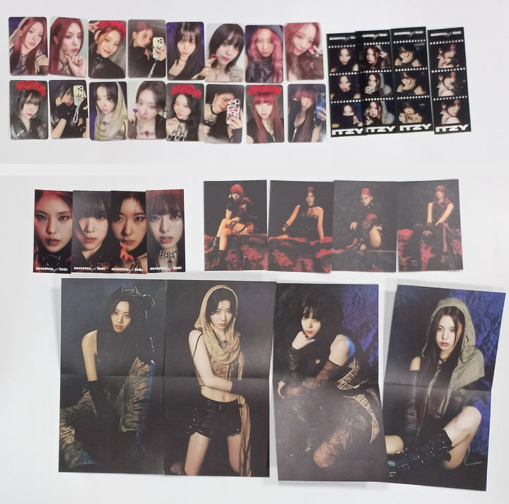 ITZY "BORN TO BE" - Official Photocard, mood film, postcard, mini folding poster [Standard Ver.] [24.1.10] - HALLYUSUPERSTORE