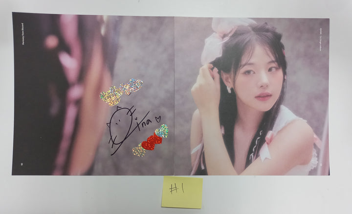 QWER "Harmony from Discord" - A Cut Page From Fansign Event Album [24.1.10] - HALLYUSUPERSTORE