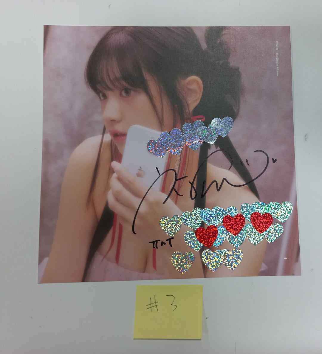 QWER "Harmony from Discord" - A Cut Page From Fansign Event Album [24.1.10] - HALLYUSUPERSTORE