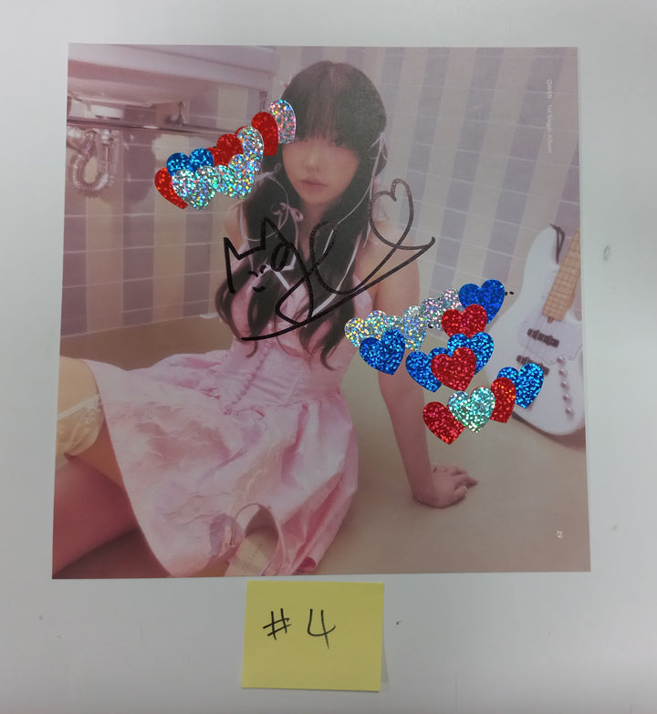 QWER "Harmony from Discord" - A Cut Page From Fansign Event Album [24.1.10] - HALLYUSUPERSTORE