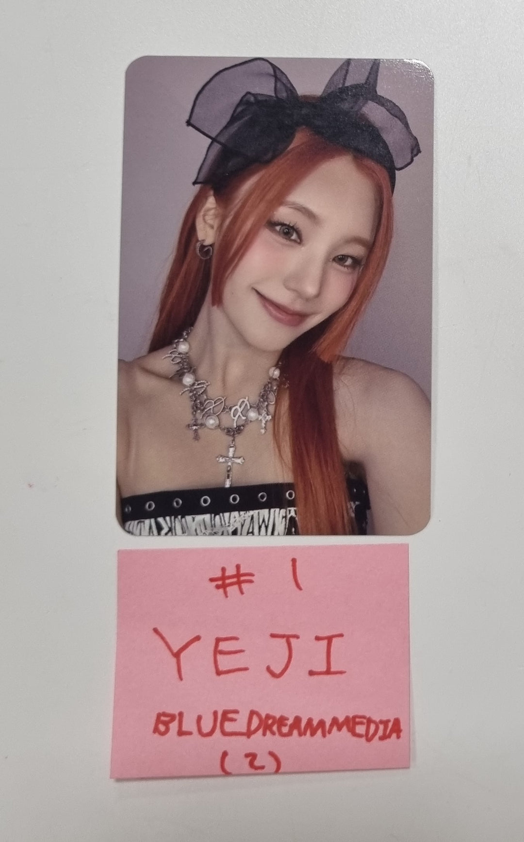 ITZY "BORN TO BE" - Blue Dream Media Shop Pre-Order Benefit Photocard [24.1.11] - HALLYUSUPERSTORE