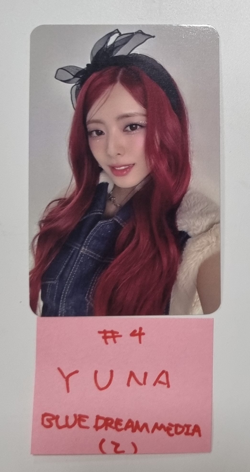 ITZY "BORN TO BE" - Blue Dream Media Shop Pre-Order Benefit Photocard [24.1.11] - HALLYUSUPERSTORE