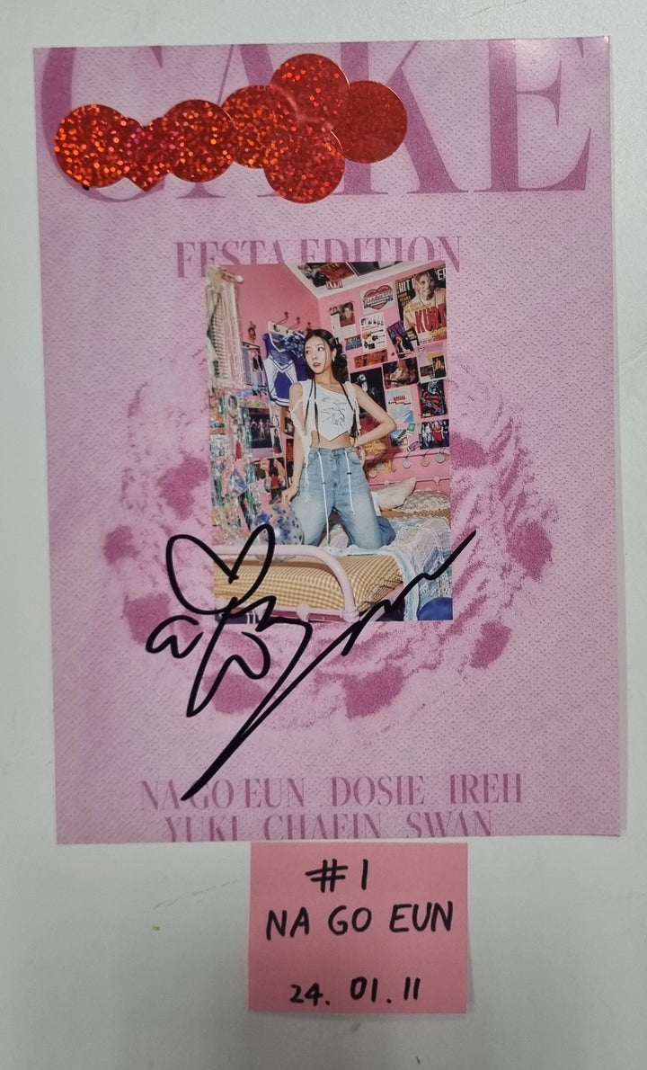 PURPLE KISS "FESTA" - A Cut Page From Fansign Event Album [24.1.11] - HALLYUSUPERSTORE
