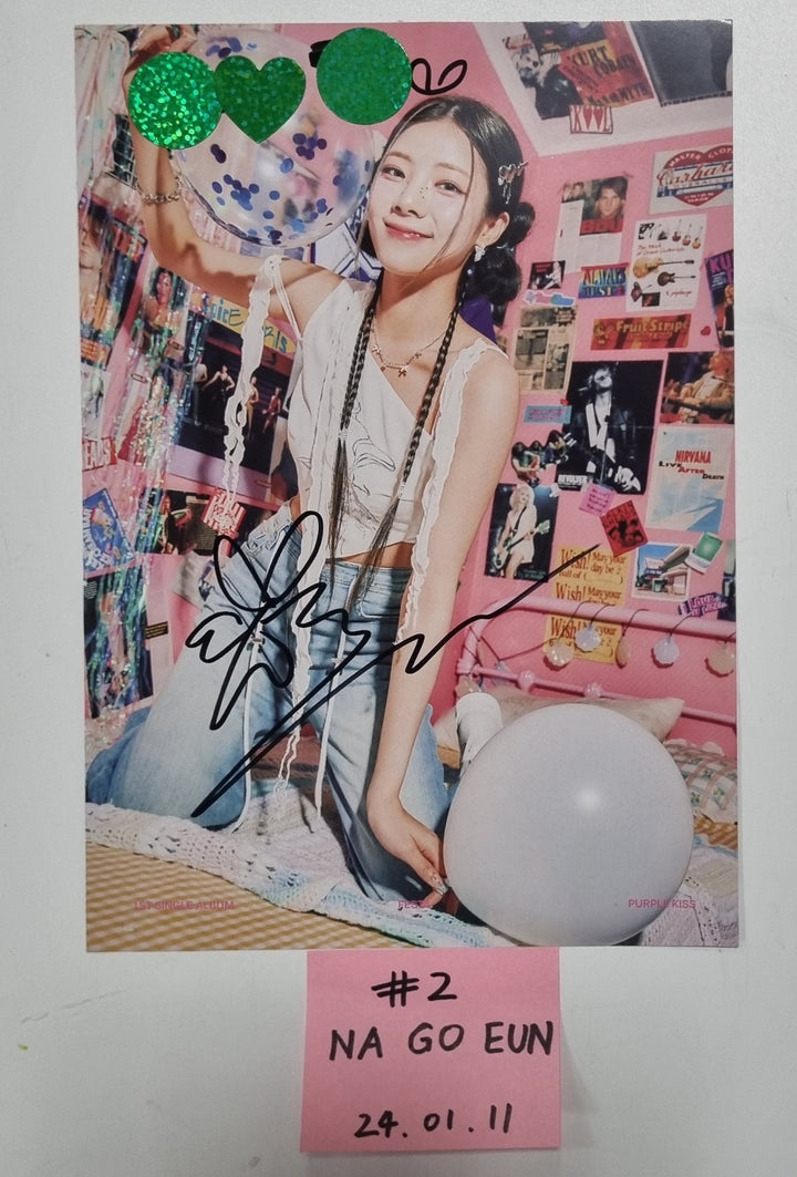 PURPLE KISS "FESTA" - A Cut Page From Fansign Event Album [24.1.11] - HALLYUSUPERSTORE